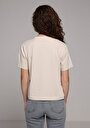 thumb-Показати інформацію про Футболка З Коротким Рукавом Жіноча Бежева  Cl1079348