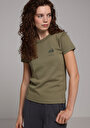 thumb-Показати інформацію про Футболка З Коротким Рукавом Жіноча Зелена  Cl1079772