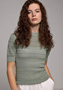 thumb-Показати інформацію про Светр Із Коротким Рукавом Жіночий Зелений