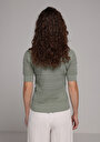thumb-Показати інформацію про Светр Із Коротким Рукавом Жіночий Зелений