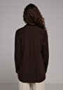 thumb-Показати інформацію про Сорочка З Довгим Рукавом Жіноча Коричнева  Cl1078737