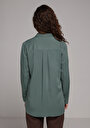 thumb-Показати інформацію про Сорочка З Довгим Рукавом Жіноча Зелена  Cl1078737