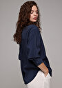 thumb-Показати інформацію про Сорочка З Довгим Рукавом Жіноча Синя