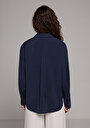 thumb-Показати інформацію про Сорочка З Довгим Рукавом Жіноча Синя