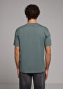 thumb-Показати інформацію про Футболка З Коротким Рукавом Чоловіча Зелена