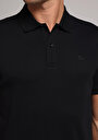 thumb-Показати інформацію про Поло З Коротким Рукавом Чоловіче Чорне