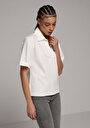 thumb-Показати інформацію про Теніска Поло З Коротким Рукавом Жіноча Біла