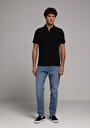 thumb-Показати інформацію про Поло З Коротким Рукавом Чоловіче Чорне