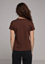 thumb-Показати інформацію про Футболка З Коротким Рукавом Жіноча Коричнева  Cl1068567