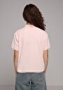 thumb-Показати інформацію про Теніска Поло З Коротким Рукавом Жіноча Рожева