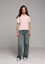 thumb-Показати інформацію про Теніска Поло З Коротким Рукавом Жіноча Рожева