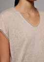 thumb-Показати інформацію про Блуза З Коротким Рукавом Жіночий Бежева