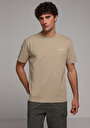 thumb-Показати інформацію про Футболка З Коротким Рукавом Чоловіча Бежева