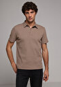 thumb-Показати інформацію про Поло З Коротким Рукавом Чоловіче Коричневе
