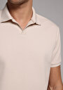 thumb-Показати інформацію про Поло З Коротким Рукавом Чоловіче Бежеве