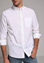thumb-Показати інформацію про Сорочка З Довгим Рукавом Чоловіча Біла  Cl1080056