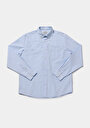 thumb-Показати інформацію про Сорочка З Довгим Рукавом Чоловіча Блакитна  Cl1080056