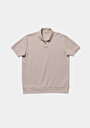 thumb-Показати інформацію про Поло З Коротким Рукавом Чоловіче Бежеве