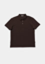 thumb-Показати інформацію про Поло З Коротким Рукавом Чоловіче Коричневе