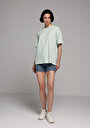 thumb-Показати інформацію про Футболка З Коротким Рукавом Жіноча Зелена