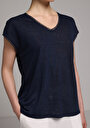 thumb-Показати інформацію про Блуза З Коротким Рукавом Жіночий Синя