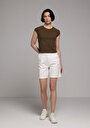 thumb-Показати інформацію про Блуза З Коротким Рукавом Жіночий Коричнева