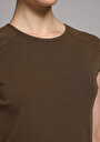 thumb-Показати інформацію про Блуза З Коротким Рукавом Жіночий Коричнева