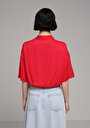 thumb-Показати інформацію про Сорочка З Коротким Рукавом Жіноча Червона