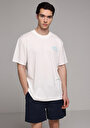 thumb-Показати інформацію про Футболка З Коротким Рукавом Чоловіча Біла