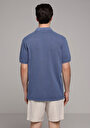 thumb-Показати інформацію про Поло З Коротким Рукавом Чоловіче Блакитне