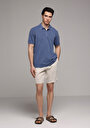 thumb-Показати інформацію про Поло З Коротким Рукавом Чоловіче Блакитне