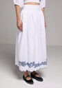 thumb-Показати інформацію про Спідниця Жіноча Біла
