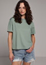 thumb-Показати інформацію про Футболка З Коротким Рукавом Жіноча Зелена