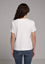 thumb-Показати інформацію про Футболка З Коротким Рукавом Жіноча Біла