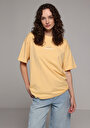 thumb-Показати інформацію про Футболка З Коротким Рукавом Жіноча Жовта