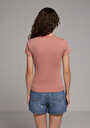thumb-Показати інформацію про Футболка З Коротким Рукавом Жіноча Рожева