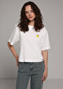 thumb-Показати інформацію про Футболка З Коротким Рукавом Жіноча Біла