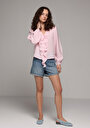 thumb-Показати інформацію про Сорочка З Довгим Рукавом Жіноча Рожева
