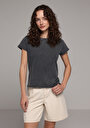 thumb-Показати інформацію про Футболка З Коротким Рукавом Жіноча Сіра