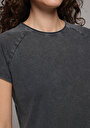 thumb-Показати інформацію про Футболка З Коротким Рукавом Жіноча Сіра