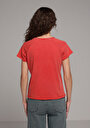 thumb-Показати інформацію про Футболка З Коротким Рукавом Жіноча Червона