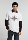 thumb-Показати інформацію про Футболка З Коротким Рукавом Чоловіча Біла